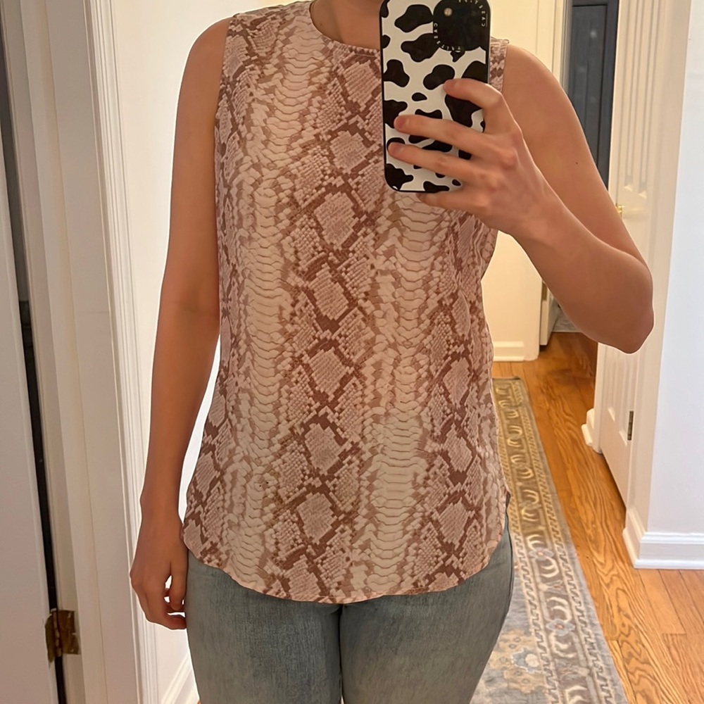 Equipment Silk Sleeveless Blouse Size XS